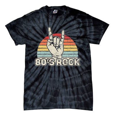 Vintage Retro 80s Rock Band Tie-Dye T-Shirt