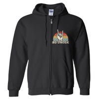 Vintage Retro 80s Rock Band Full Zip Hoodie