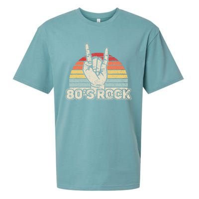 Vintage Retro 80s Rock Band Sueded Cloud Jersey T-Shirt