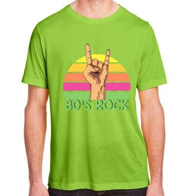 Vintage Retro 80's Rock Band Adult ChromaSoft Performance T-Shirt