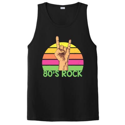 Vintage Retro 80's Rock Band PosiCharge Competitor Tank