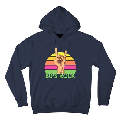 Vintage Retro 80's Rock Band Hoodie