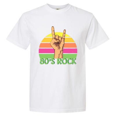 Vintage Retro 80's Rock Band Garment-Dyed Heavyweight T-Shirt