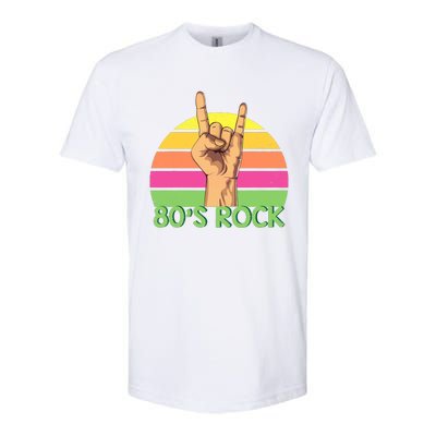 Vintage Retro 80's Rock Band Softstyle CVC T-Shirt