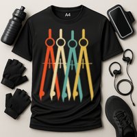 Vintage Retro Art Architect Architecture Performance Shirt