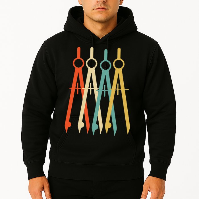 Vintage Retro Art Architect Architecture Hoodie