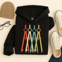 Vintage Retro Art Architect Architecture Hoodie