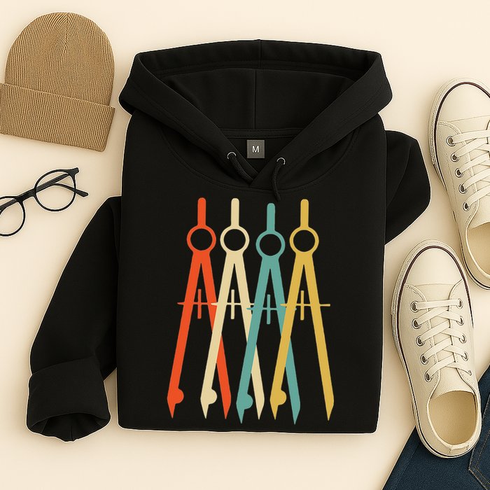 Vintage Retro Art Architect Architecture Hoodie