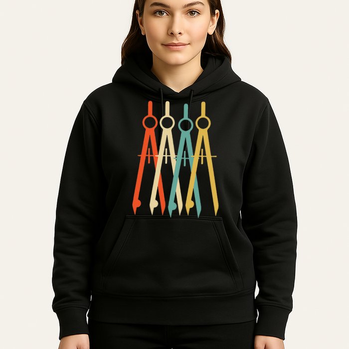 Vintage Retro Art Architect Architecture Hoodie
