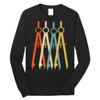 Vintage Retro Art Architect Architecture Long Sleeve Shirt