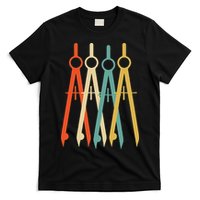 Vintage Retro Art Architect Architecture T-Shirt