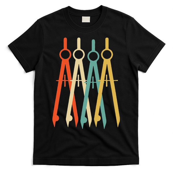 Vintage Retro Art Architect Architecture T-Shirt