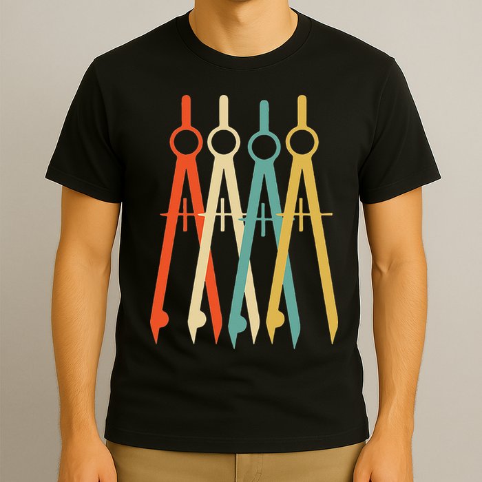 Vintage Retro Art Architect Architecture T-Shirt