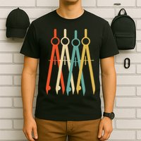 Vintage Retro Art Architect Architecture T-Shirt