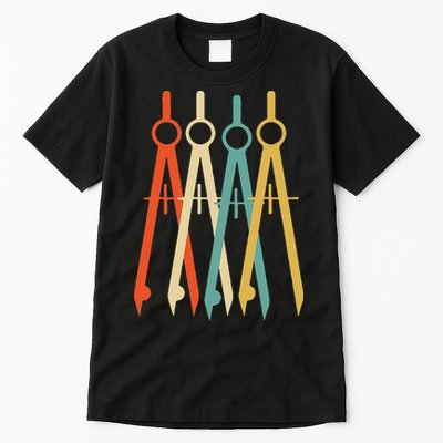 Vintage Retro Art Architect Architecture Tall T-Shirt