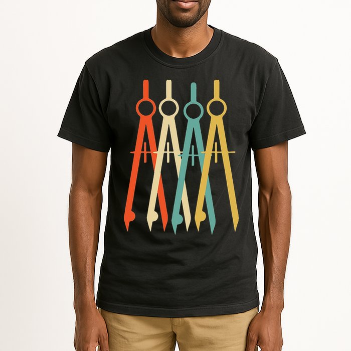 Vintage Retro Art Architect Architecture Tall T-Shirt
