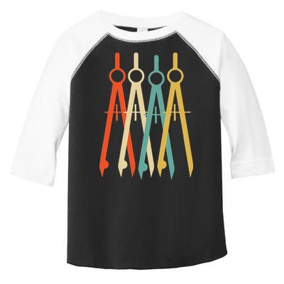 Vintage Retro Art Architect Architecture Toddler Fine Jersey T-Shirt