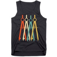 Vintage Retro Art Architect Architecture Tank Top