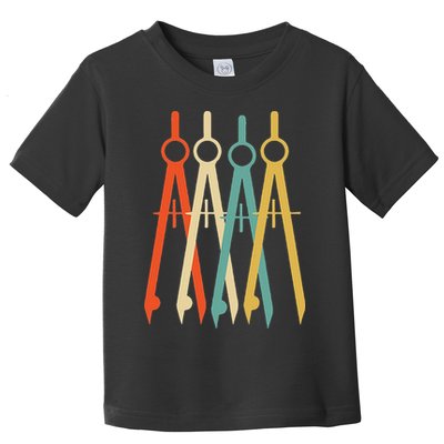 Vintage Retro Art Architect Architecture Toddler T-Shirt