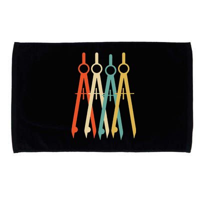 Vintage Retro Art Architect Architecture Microfiber Hand Towel
