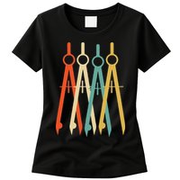 Vintage Retro Art Architect Architecture Womens T-Shirt