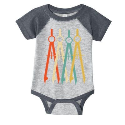 Vintage Retro Art Architect Architecture Infant Baby Jersey Bodysuit