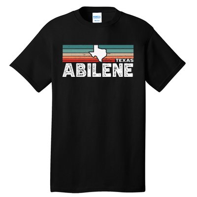 Vintage Retro Abilene Tx Tourist Native Texas State Tall T-Shirt