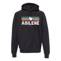 Vintage Retro Abilene Tx Tourist Native Texas State Premium Hoodie