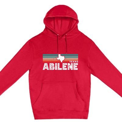 Vintage Retro Abilene Tx Tourist Native Texas State Premium Pullover Hoodie