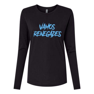 Vamos Renegades Arlington Football Tailgate Womens Cotton Relaxed Long Sleeve T-Shirt