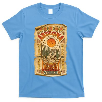 Vintage Retro Arizona Desert Vibes Travel Poster T-Shirt