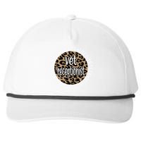 Vet Receptionist Appreciation Veterinary Receptionist Meaningful Gift Snapback Five-Panel Rope Hat