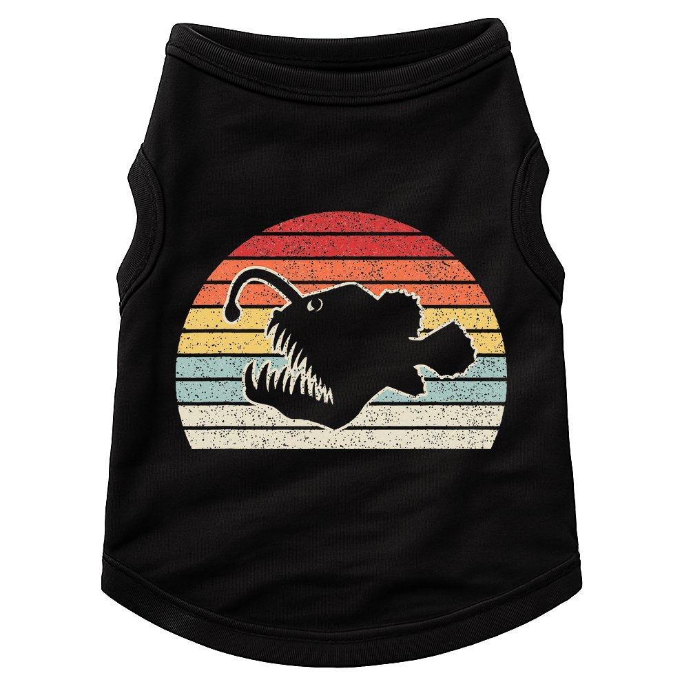 Vintage Retro Angler Fish Doggie Tank