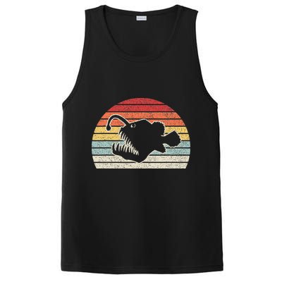 Vintage Retro Angler Fish PosiCharge Competitor Tank