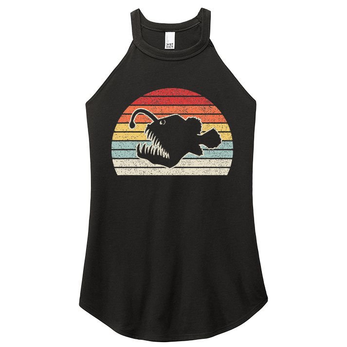 Vintage Retro Angler Fish Women's Perfect Tri Rocker Tank