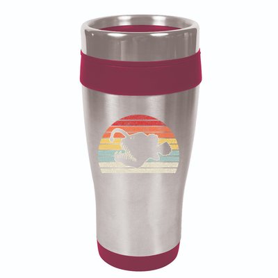 Vintage Retro Angler Fish 16oz Travel Tumbler