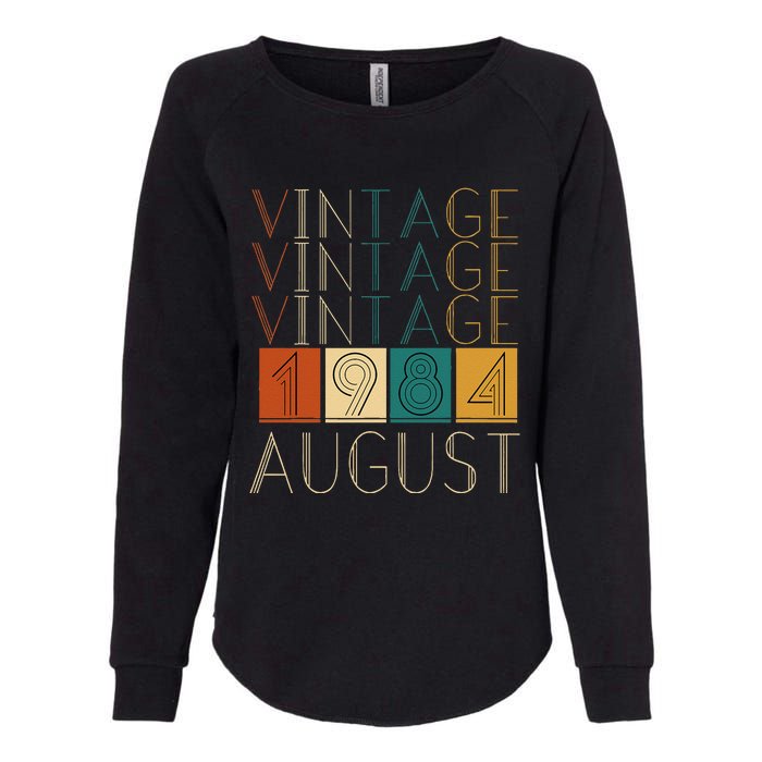 Vintage Retro August 1984 Womens California Wash Sweatshirt