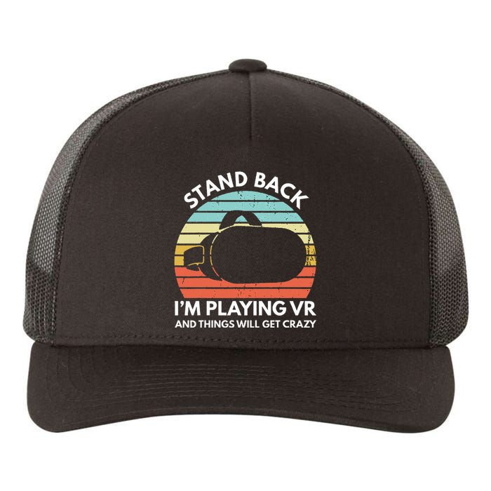 Virtual Reality Athlete Funny VR Gamer Saying Yupoong Adult 5-Panel Trucker Hat