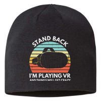 Virtual Reality Athlete Funny VR Gamer Saying Sustainable Beanie