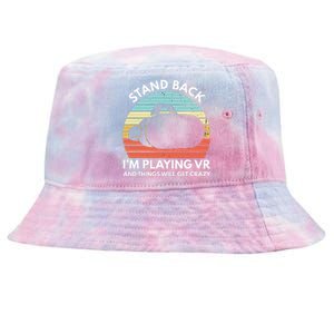 Virtual Reality Athlete Funny VR Gamer Saying Tie-Dyed Bucket Hat