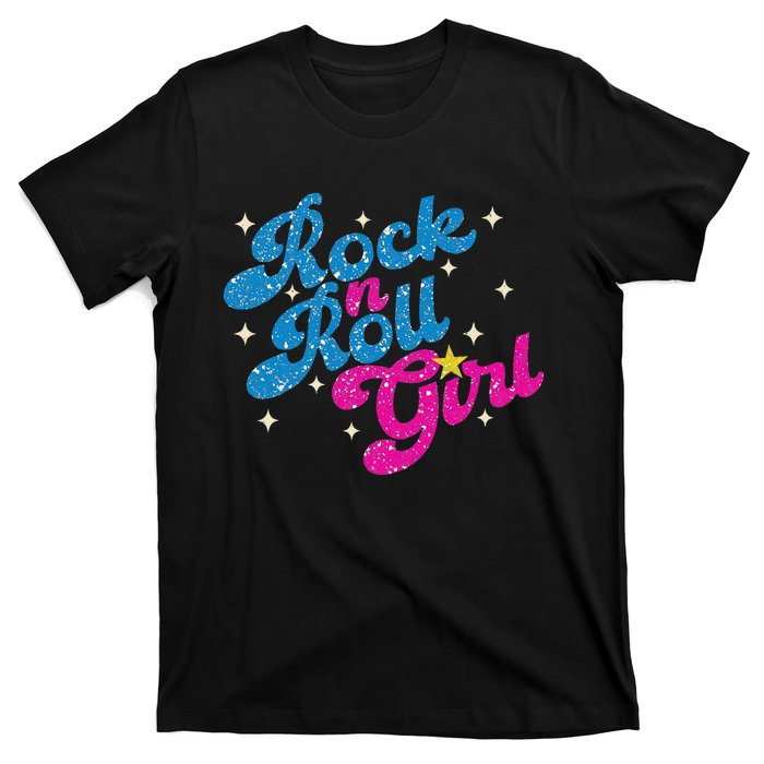 Vintage Rock And Roll Girl T-Shirt