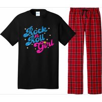 Vintage Rock And Roll Girl Pajama Set