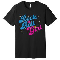 Vintage Rock And Roll Girl Premium T-Shirt