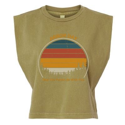 Vintage Retro Arbor Day Garment-Dyed Women's Muscle Tee