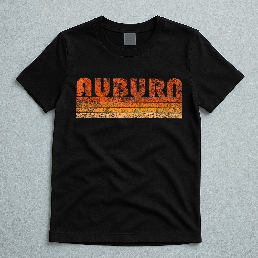 Vintage Retro Auburn Alabama T-Shirt