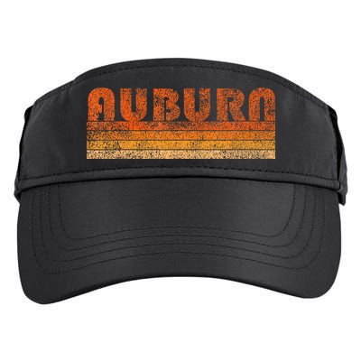 Vintage Retro Auburn Alabama Adult Drive Performance Visor