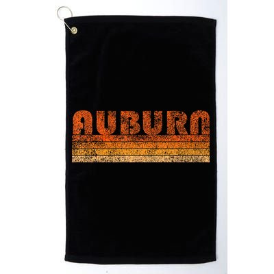 Vintage Retro Auburn Alabama Golf Towel