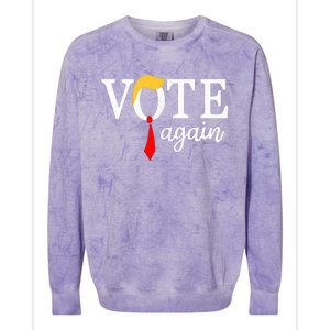 Vote Republican Again Presidential Election 2024 Colorblast Crewneck Sweatshirt