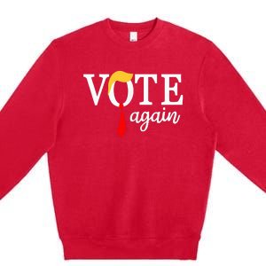 Vote Republican Again Presidential Election 2024 Premium Crewneck Sweatshirt