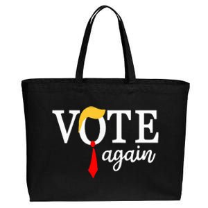 Vote Republican Again Presidential Election 2024 Cotton Canvas Jumbo Tote